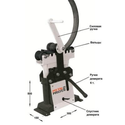 Кабели Станок профилегибочный гидравлический ручной APV-60 mini MetalMaster