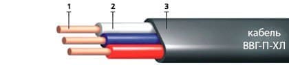 Кабели ВВГ-П-ХЛ 2х6 (ож) Кабели ВВГ-П-ХЛ 2х6 (ож)