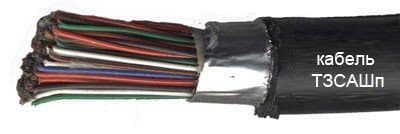 Кабели ТЗСАШп 4х4х1