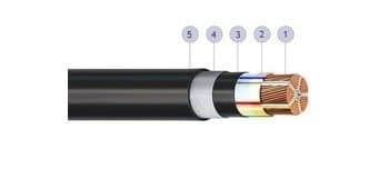 Кабели ПвзБбШп 4х50
